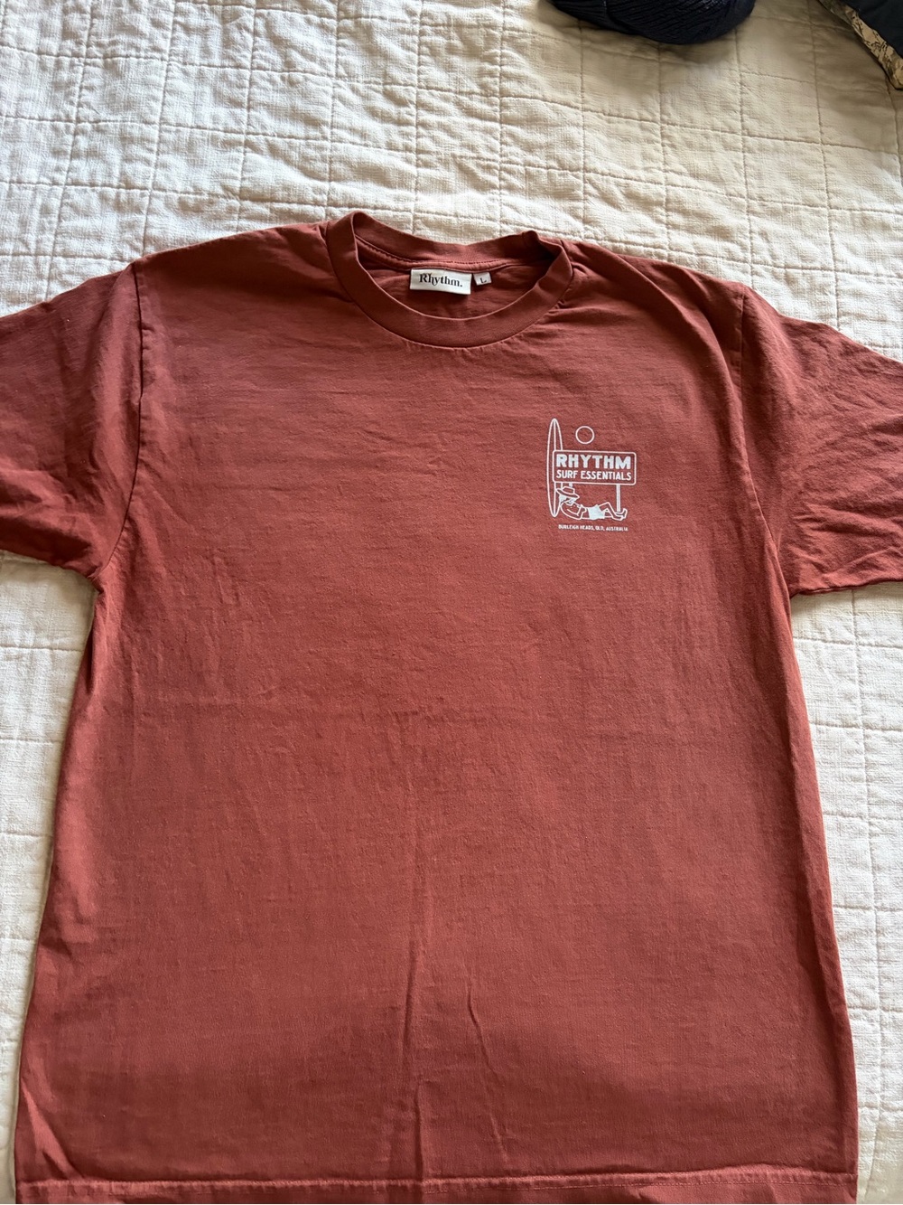 Rhythm. Men's Rust Short-Sleeve Graphic Tee